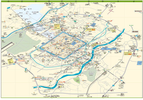 チェンマイ市内地図